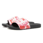 A Bathing Ape ABC Camo Slide Pink